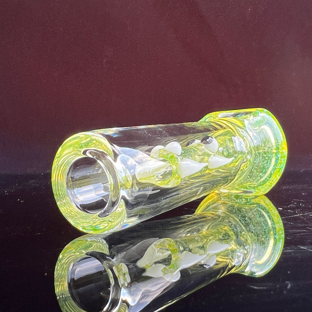 UV Mini Crushed Opal Dragon Glass Pipe Gus Glass   