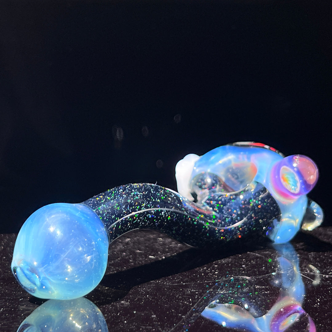 Fluffy Cloud Pipe Lg. Glass Pipe Cajun Glass   