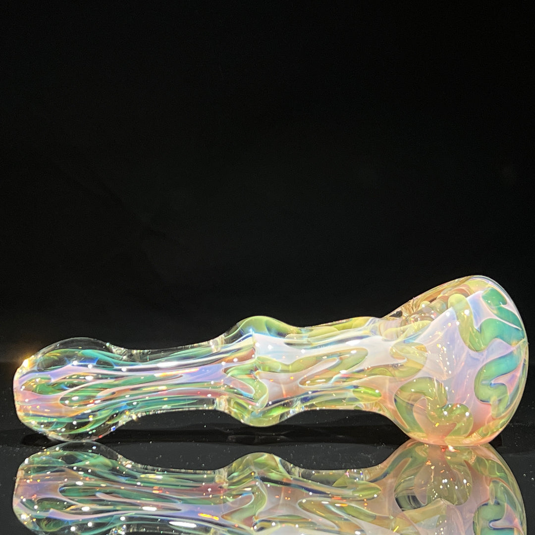 Large Ghost Flame Maria Pipe Glass Pipe Tiny Mike