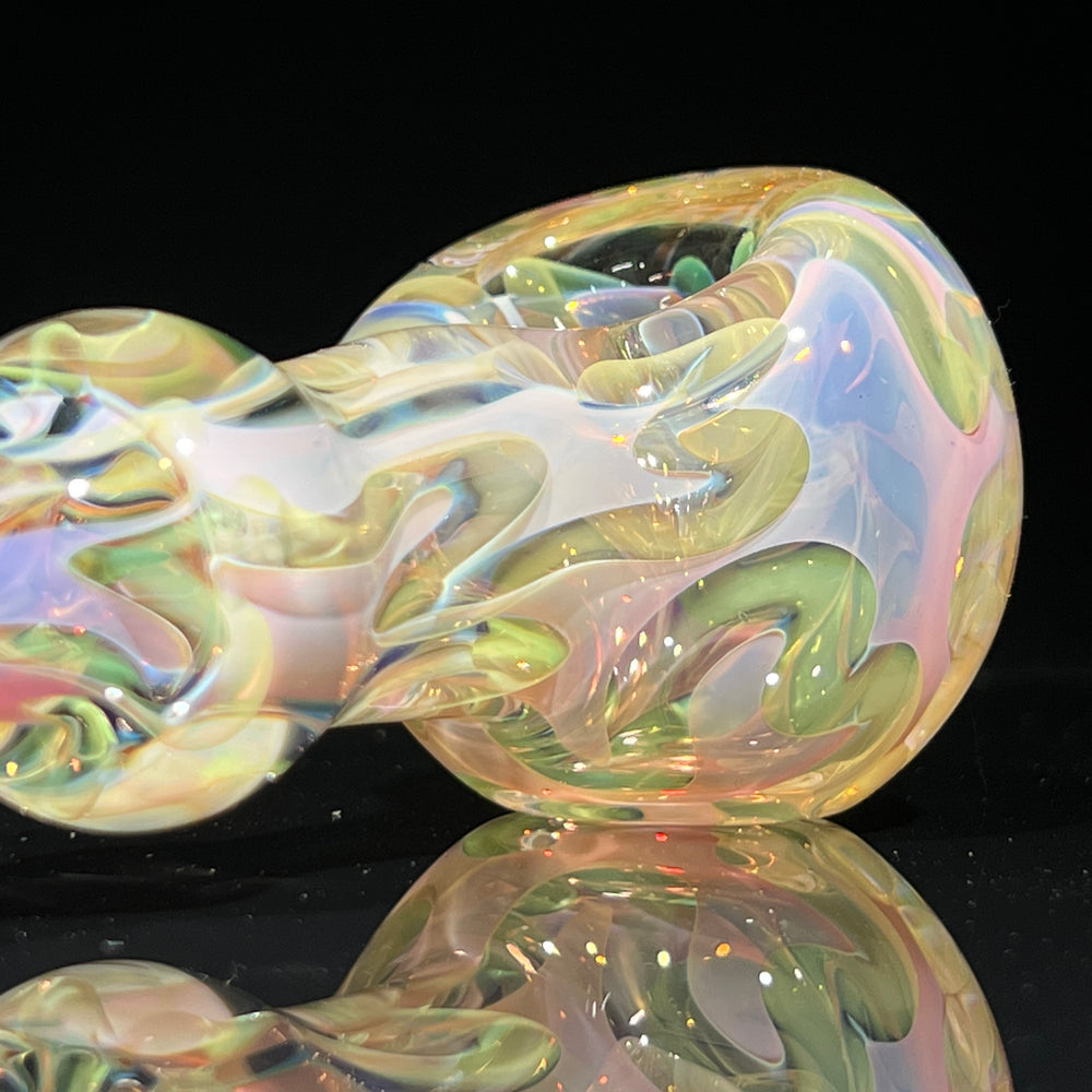 Large Ghost Flame Maria Pipe Glass Pipe Tiny Mike