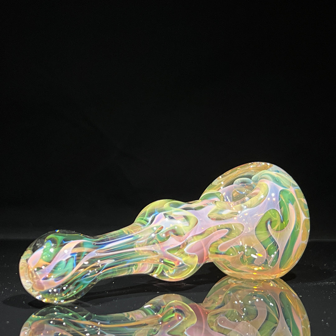 Large Ghost Flame Maria Pipe Glass Pipe Tiny Mike