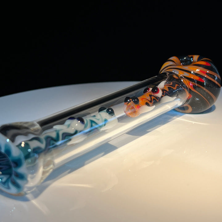 Wig Wag Double Dragon Glass Pipe Gus Glass   