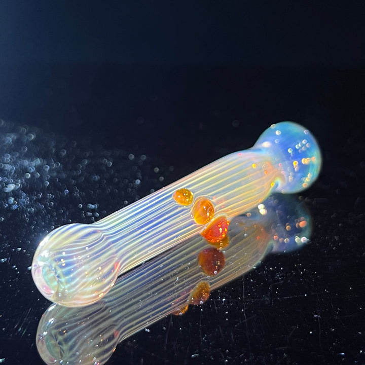 Comtrex Gold Fume Chillum Glass Pipe Schutz Glass   