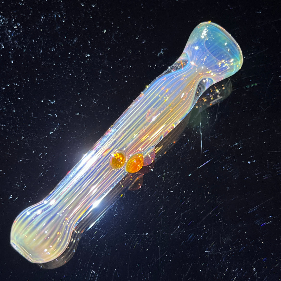 Comtrex Gold Fume Chillum Glass Pipe Schutz Glass   