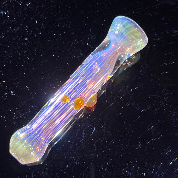 Comtrex Gold Fume Chillum Glass Pipe Schutz Glass   