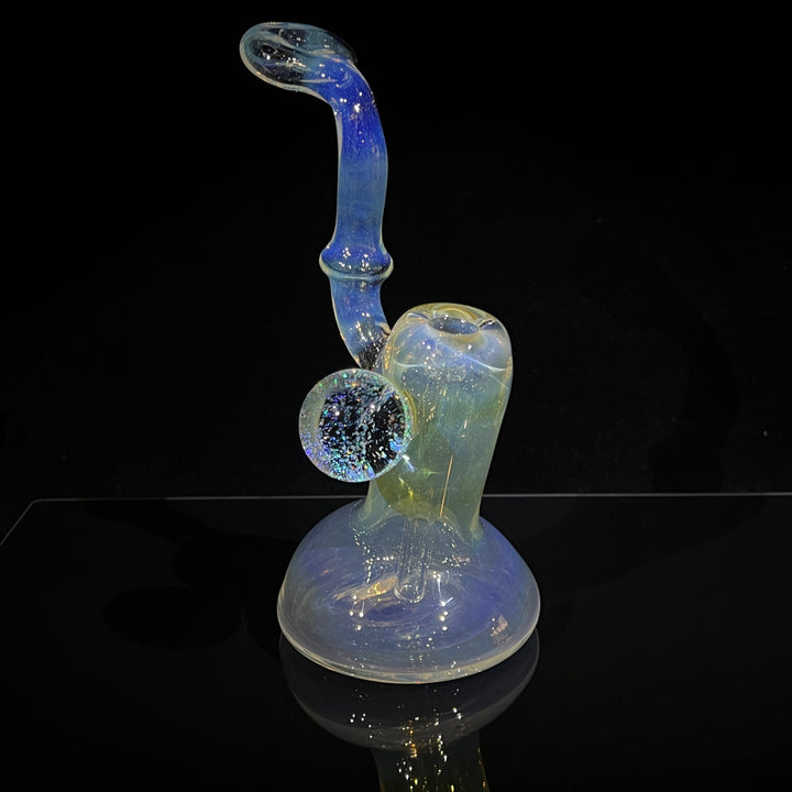 Silver Fumed XL Sherlock Bubbler Glass Pipe Tako Glass