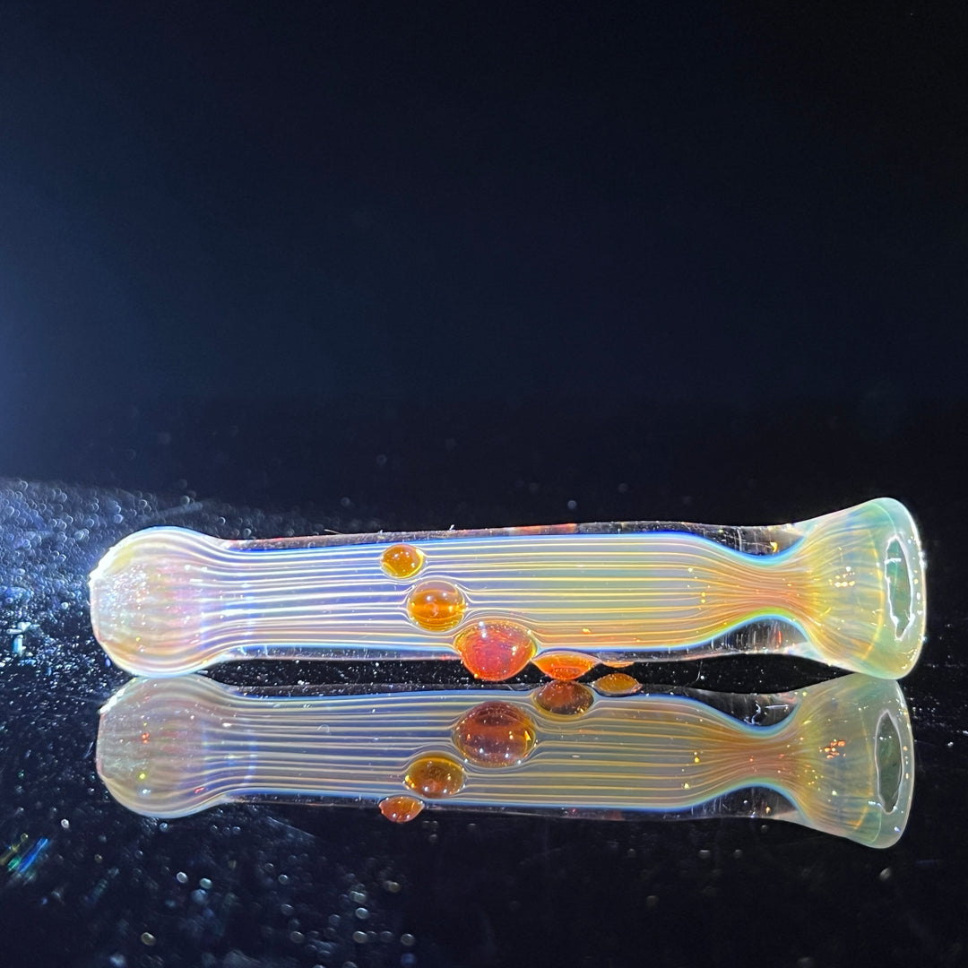 Comtrex Gold Fume Chillum Glass Pipe Schutz Glass   