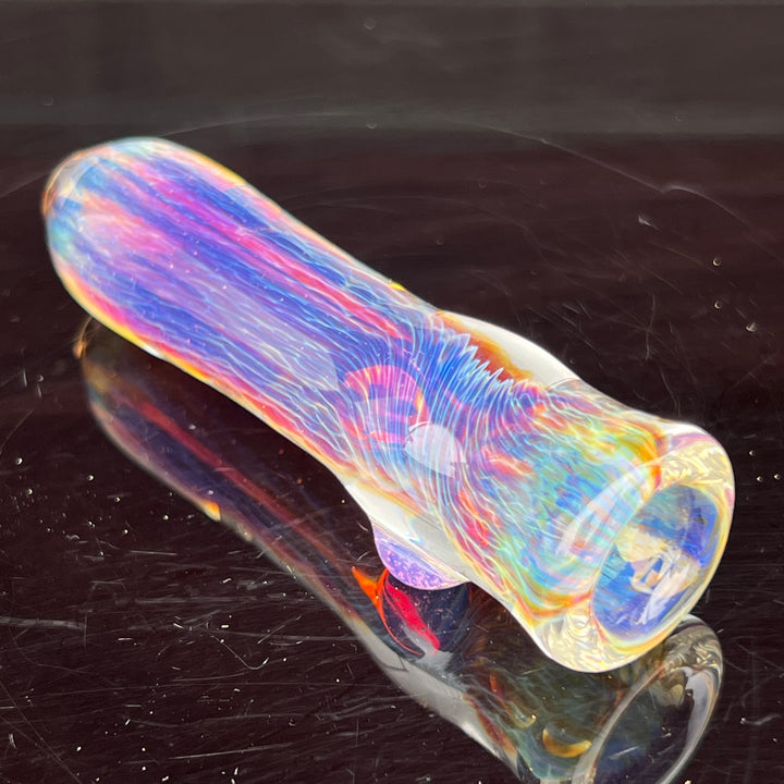 Thick Purple Chillum Glass Pipe Chuck Glass   