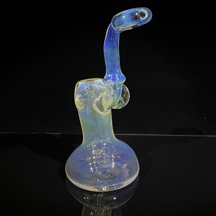 Silver Fumed XL Sherlock Bubbler Glass Pipe Tako Glass