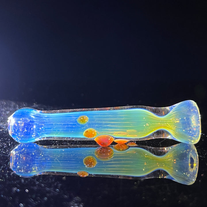 Comtrex Silver Fume Chillum Glass Pipe Schutz Glass   