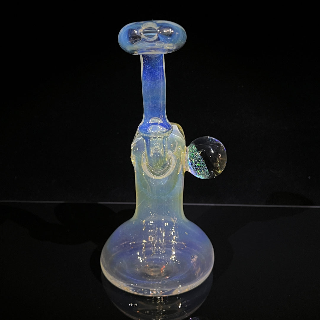 Silver Fumed XL Sherlock Bubbler Glass Pipe Tako Glass