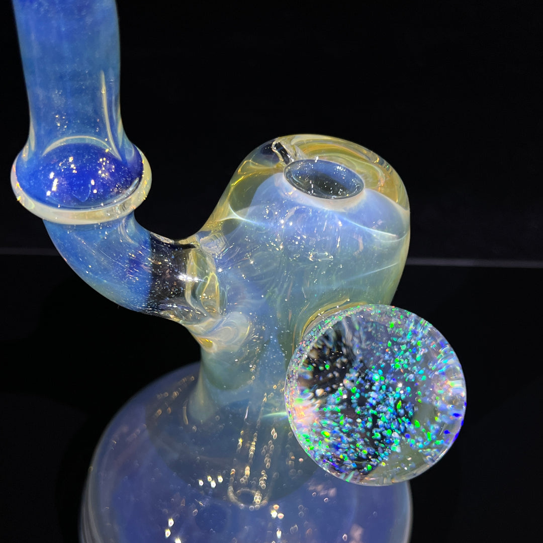 Silver Fumed XL Sherlock Bubbler Glass Pipe Tako Glass