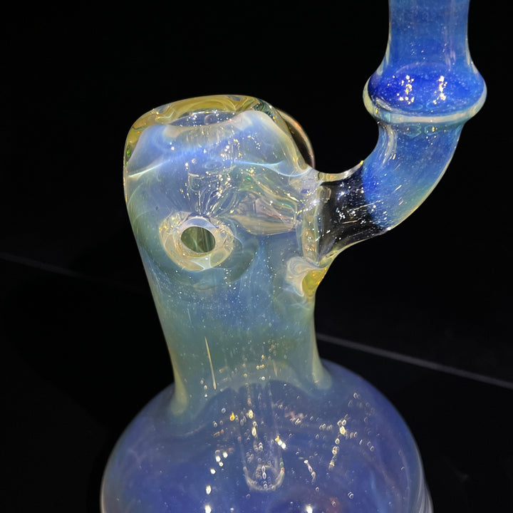 Silver Fumed XL Sherlock Bubbler Glass Pipe Tako Glass