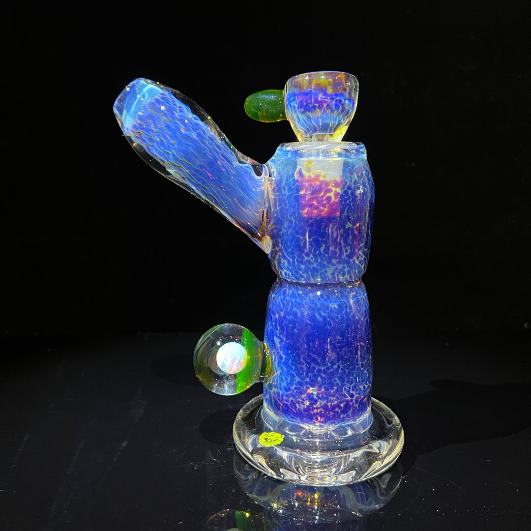 Purple Nebula 14mm Rig Glass Pipe Tako Glass   