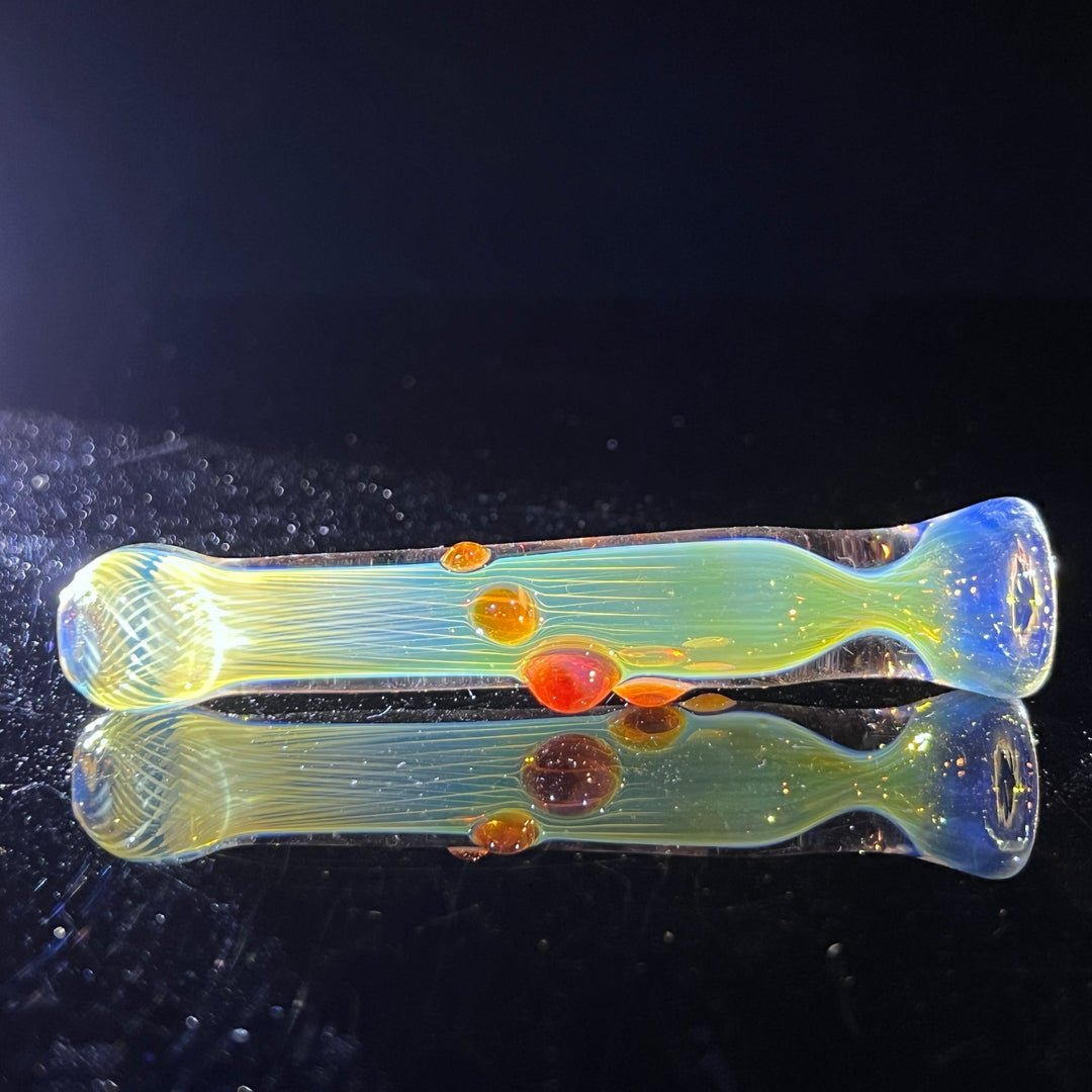 Comtrex Silver Fume Chillum Glass Pipe Schutz Glass   