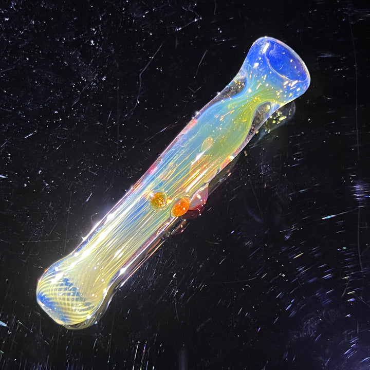 Comtrex Silver Fume Chillum Glass Pipe Schutz Glass   