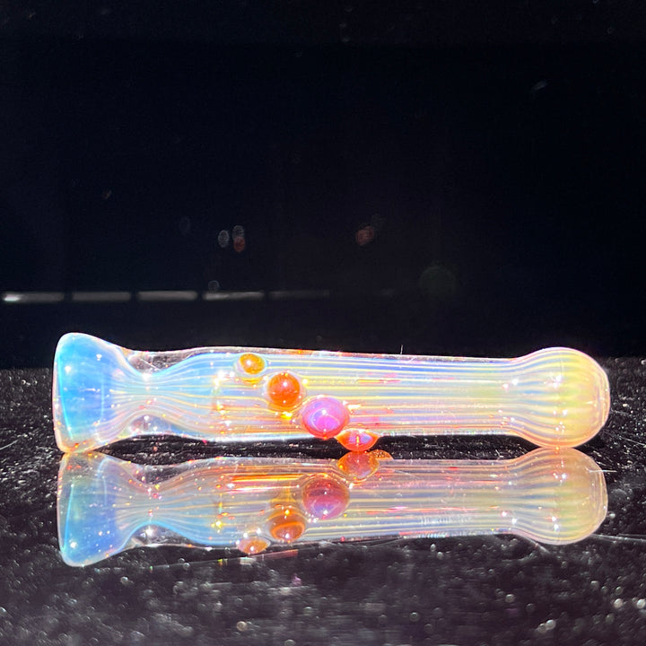 Comtrex Gold Fume Chillum Glass Pipe Schutz Glass   