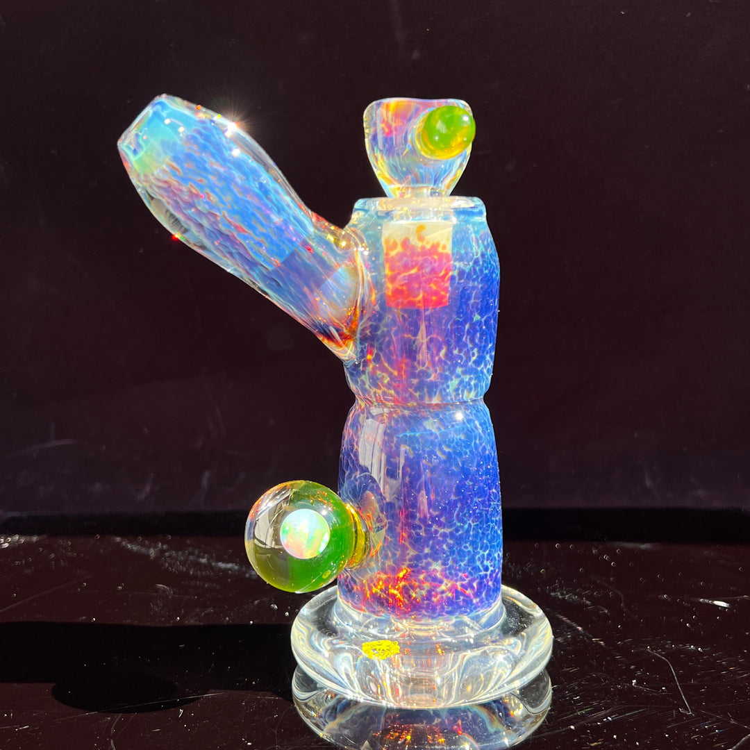 Purple Nebula 14mm Rig Glass Pipe Tako Glass   