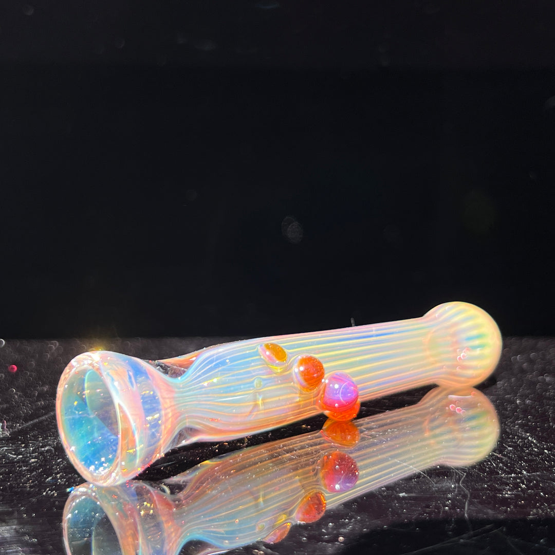 Comtrex Gold Fume Chillum Glass Pipe Schutz Glass   