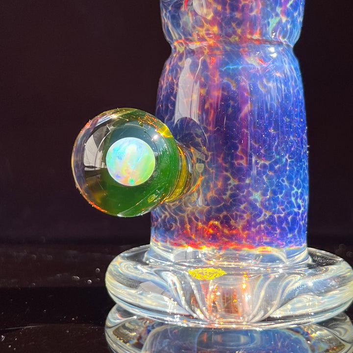 Purple Nebula 14mm Rig Glass Pipe Tako Glass   