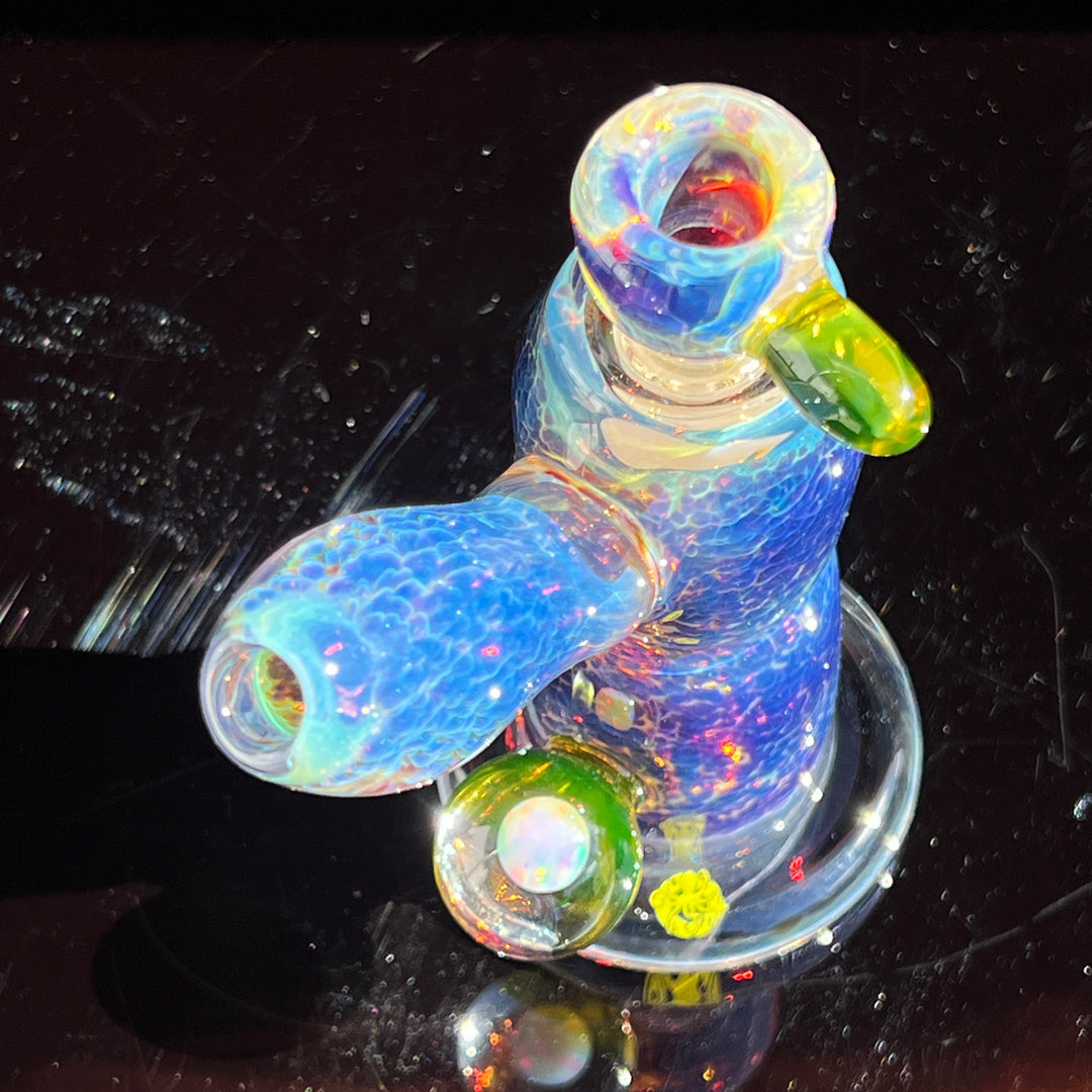 Purple Nebula 14mm Rig Glass Pipe Tako Glass   