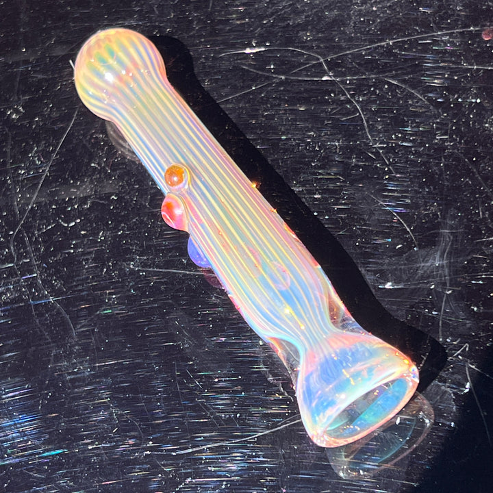 Comtrex Gold Fume Chillum Glass Pipe Schutz Glass   