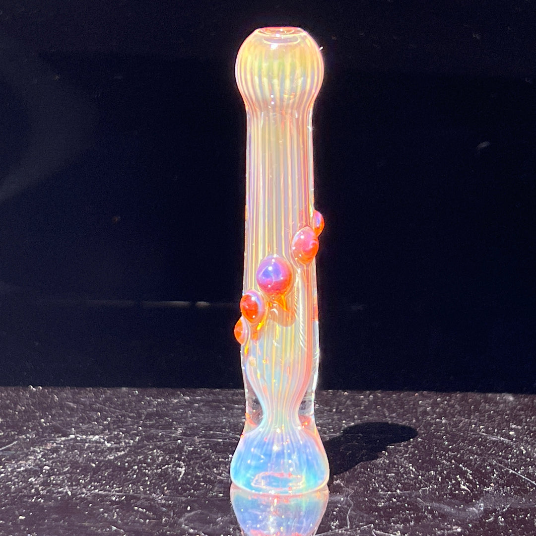 Comtrex Gold Fume Chillum Glass Pipe Schutz Glass   