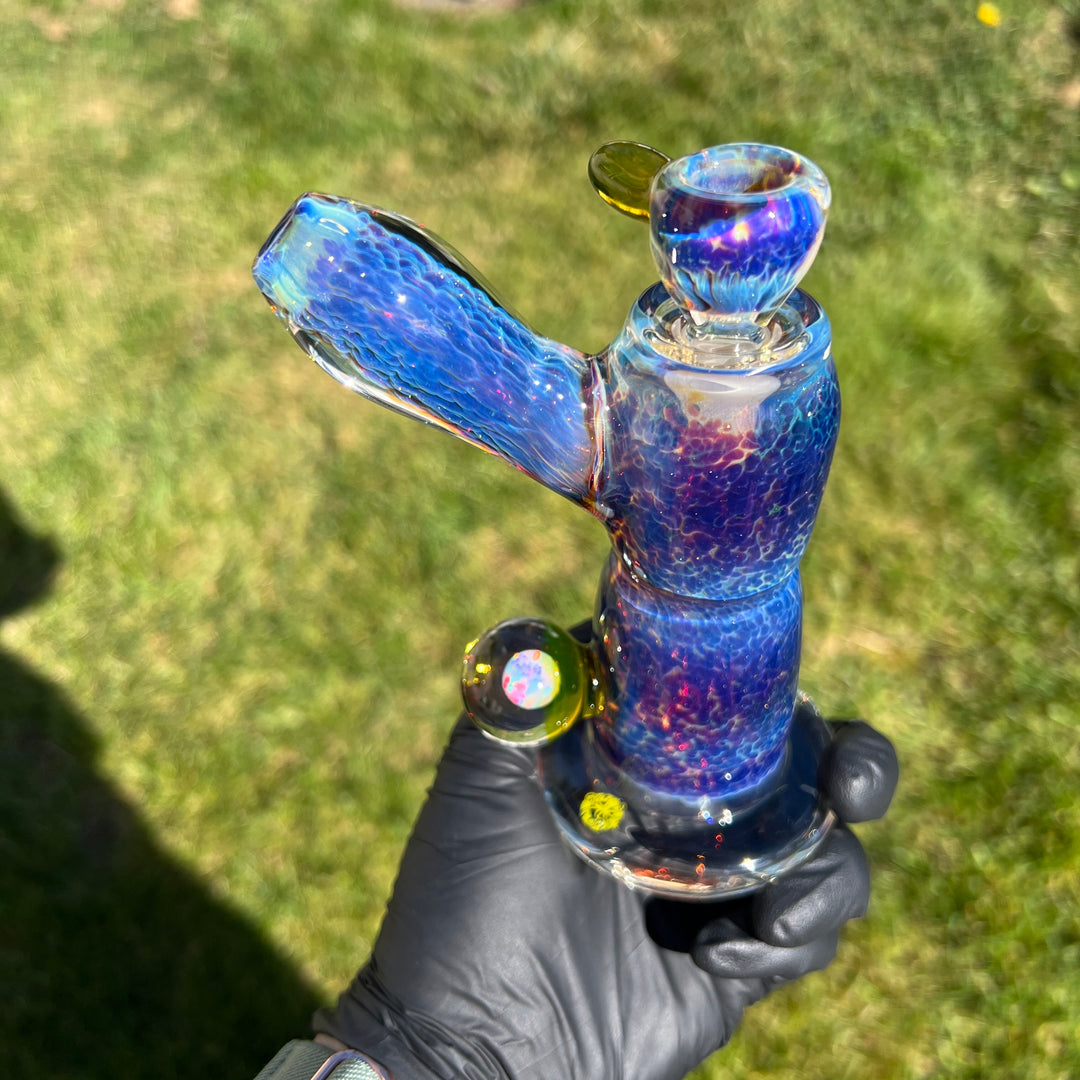 Purple Nebula 14mm Rig Glass Pipe Tako Glass   