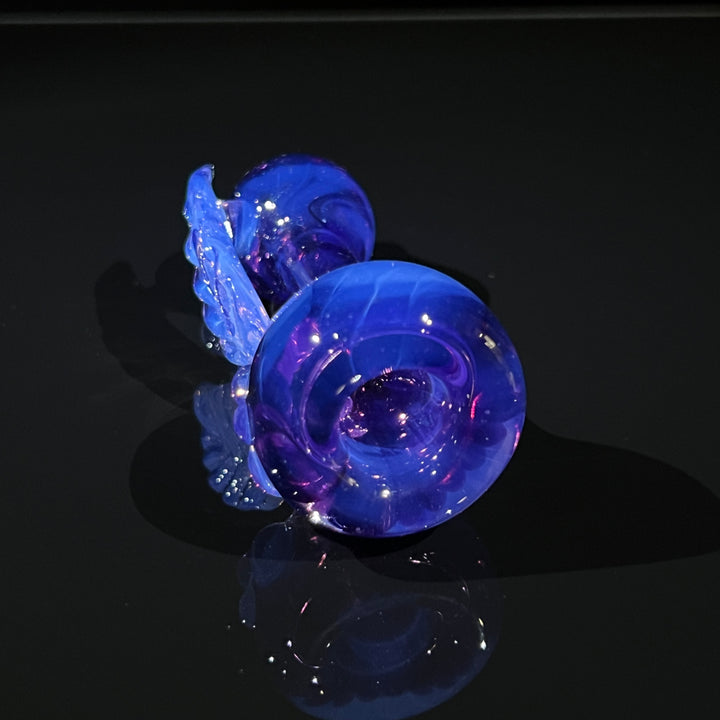 Purple Leaf Chillum Glass Pipe Beezy Glass