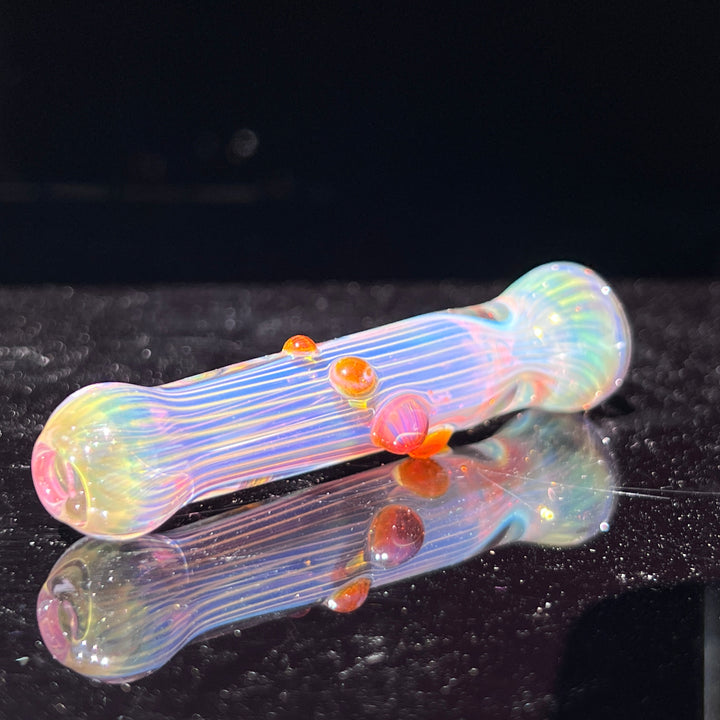 Comtrex Gold Fume Chillum Glass Pipe Schutz Glass   