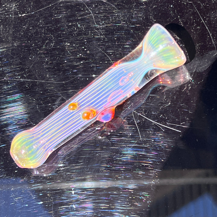 Comtrex Gold Fume Chillum Glass Pipe Schutz Glass   