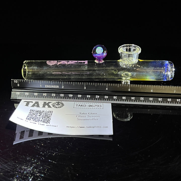 Glass Screen Steamroller Glass Pipe Tako Glass   