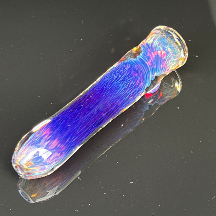 Thick Purple Chillum Glass Pipe Chuck Glass