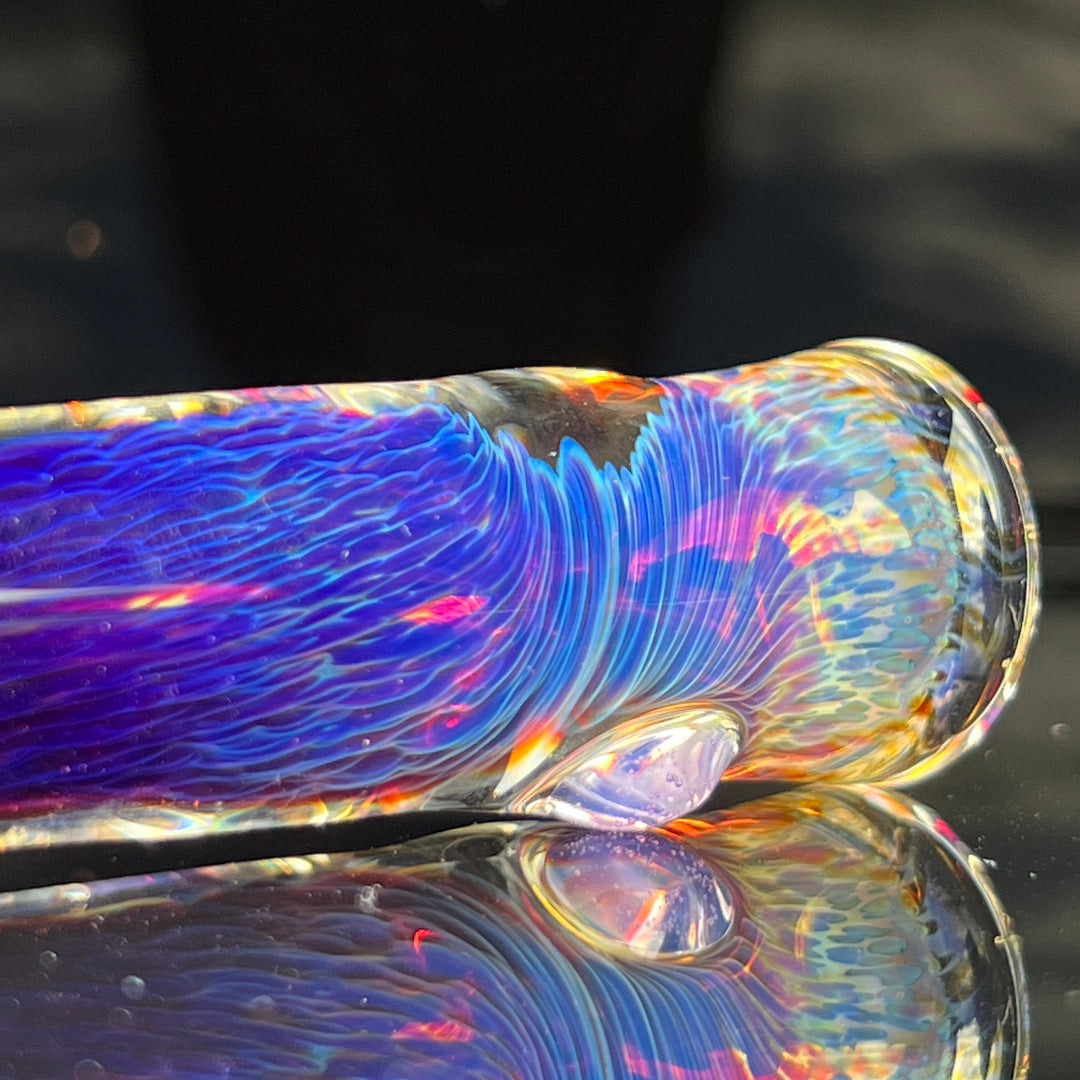 Thick Purple Chillum Glass Pipe Chuck Glass