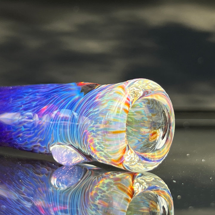 Thick Purple Chillum Glass Pipe Chuck Glass