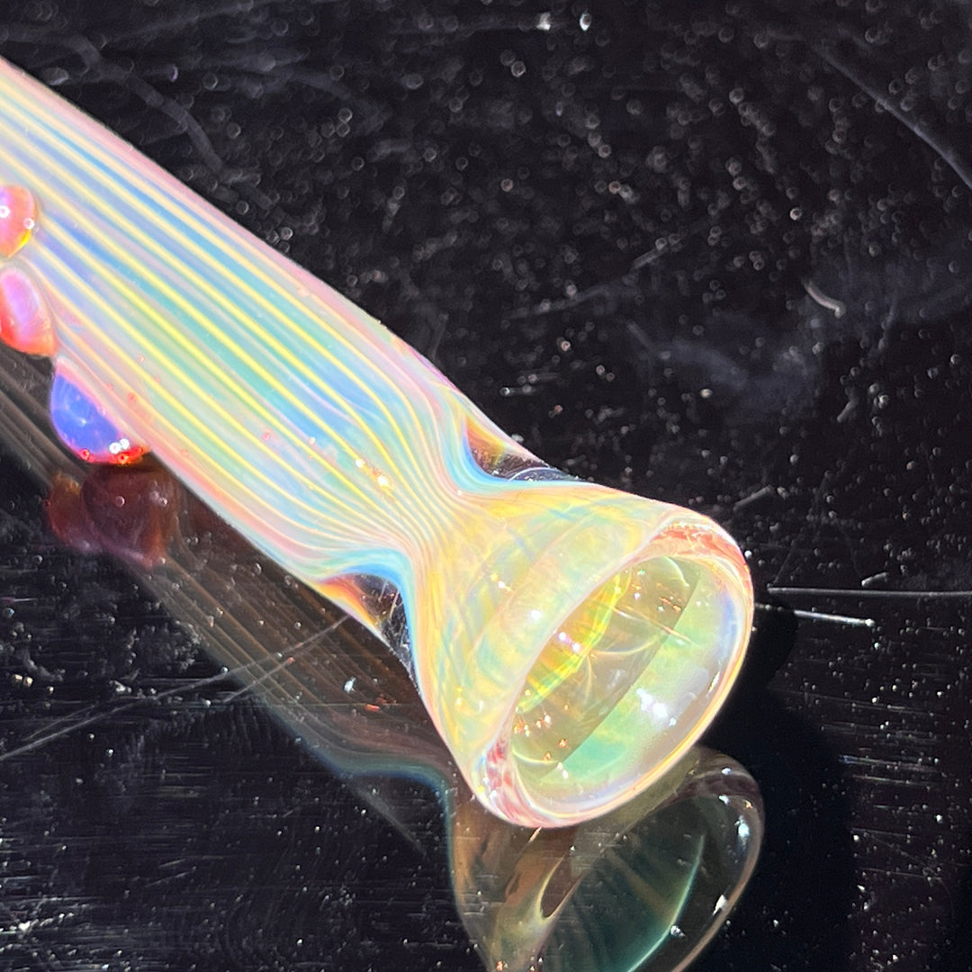 Comtrex Gold Fume Chillum Glass Pipe Schutz Glass   