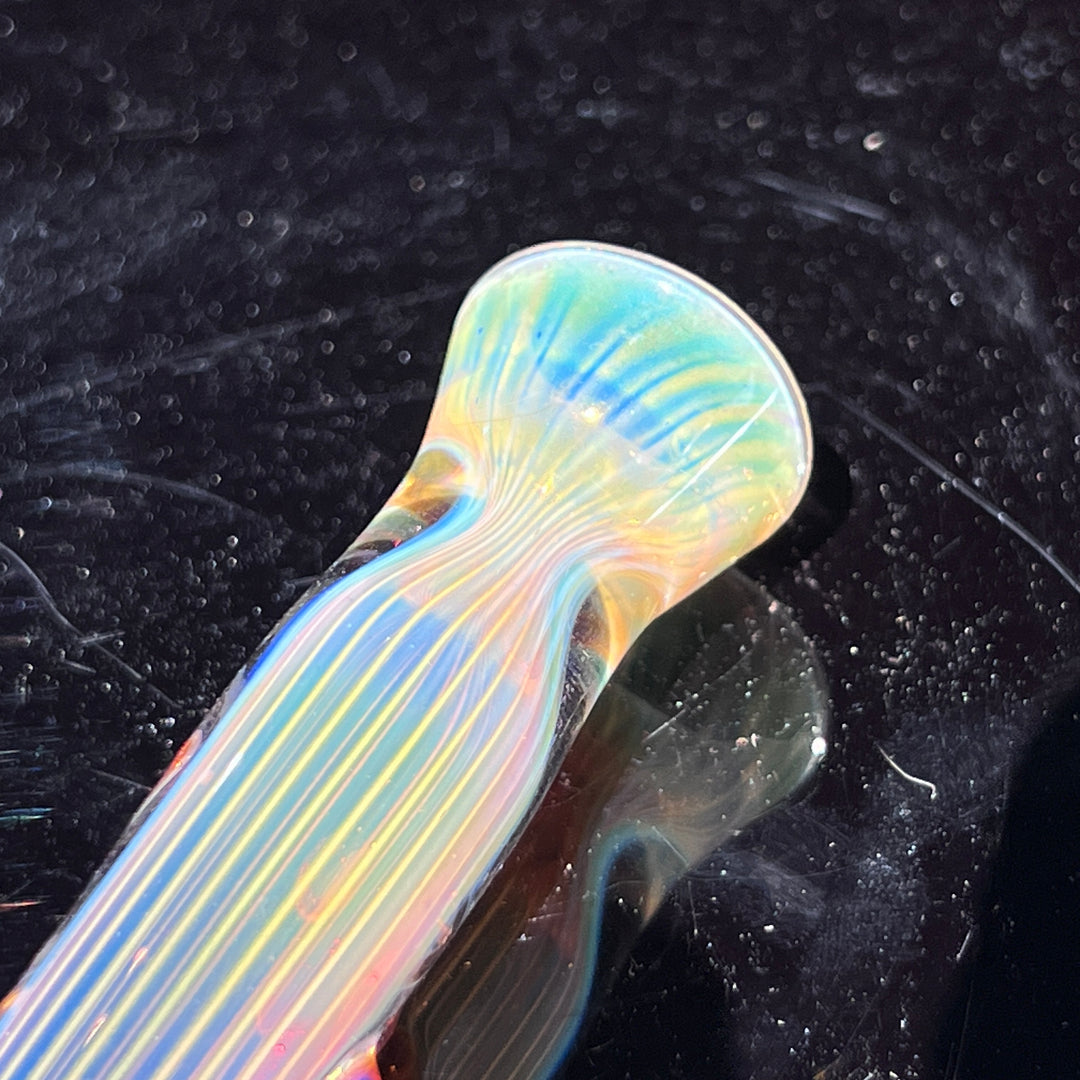 Comtrex Gold Fume Chillum Glass Pipe Schutz Glass   