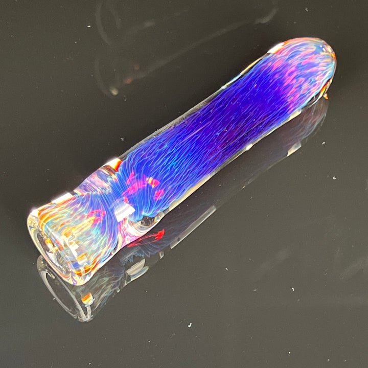 Thick Purple Chillum Glass Pipe Chuck Glass