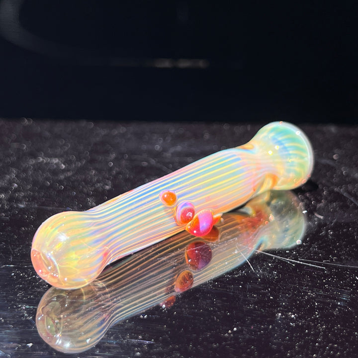 Comtrex Gold Fume Chillum Glass Pipe Schutz Glass   