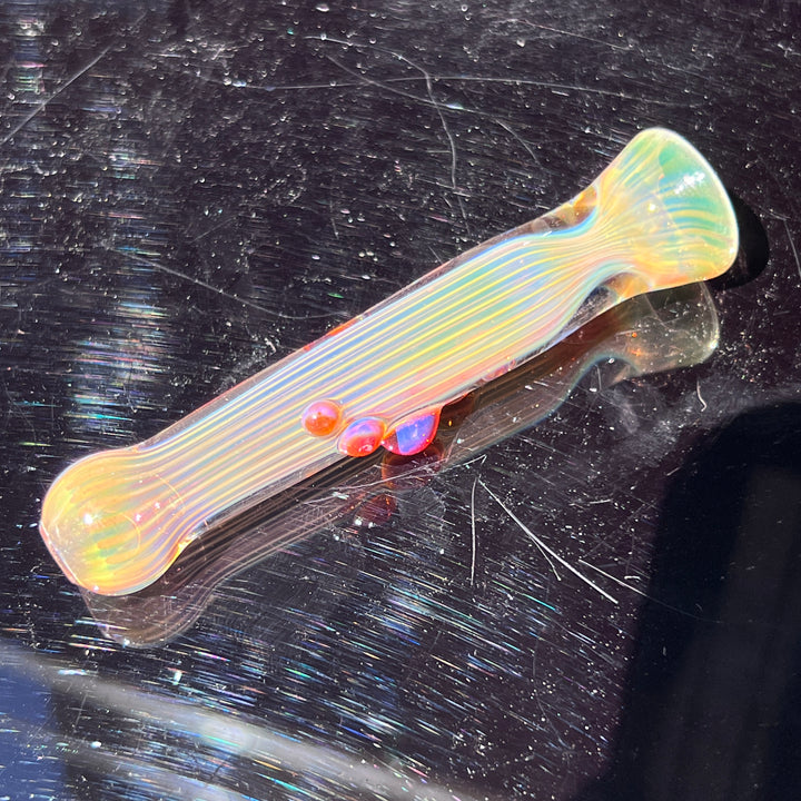 Comtrex Gold Fume Chillum Glass Pipe Schutz Glass   