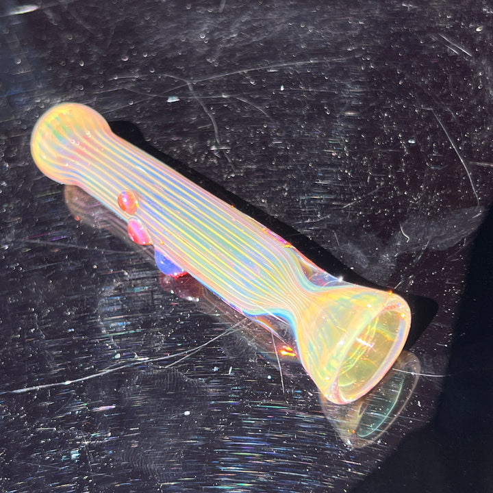 Comtrex Gold Fume Chillum Glass Pipe Schutz Glass   