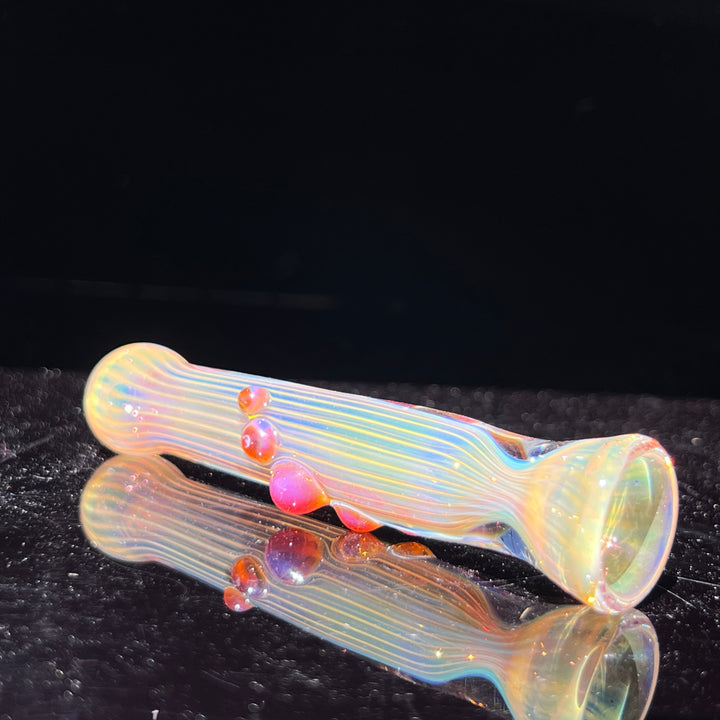 Comtrex Gold Fume Chillum Glass Pipe Schutz Glass   