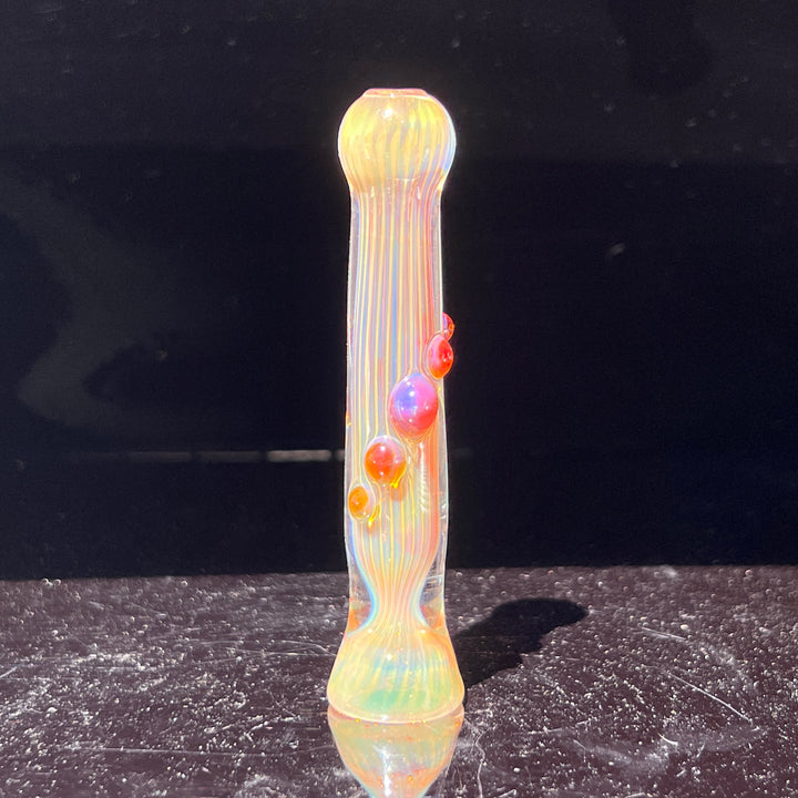 Comtrex Gold Fume Chillum Glass Pipe Schutz Glass   