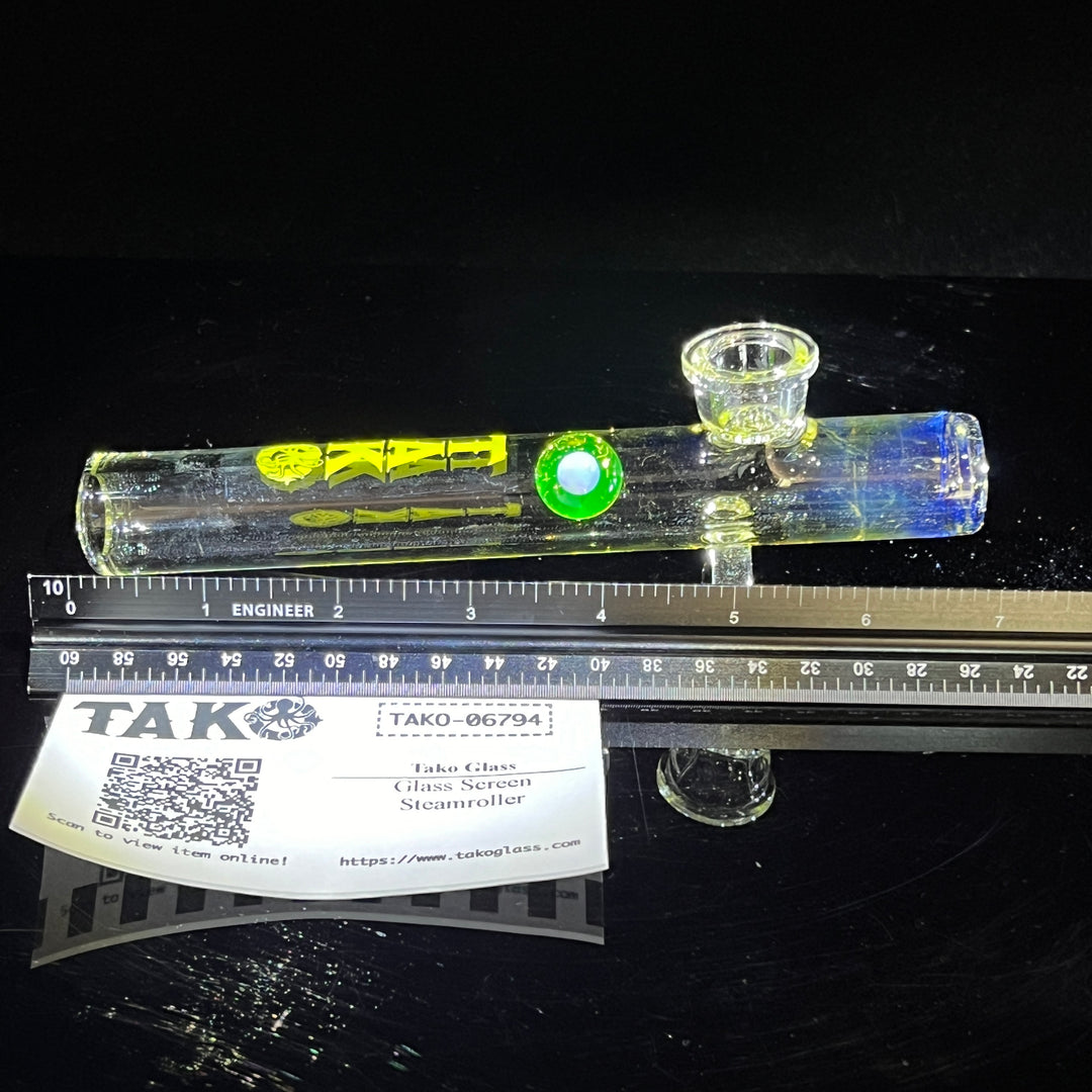 Glass Screen Steamroller Glass Pipe Tako Glass   