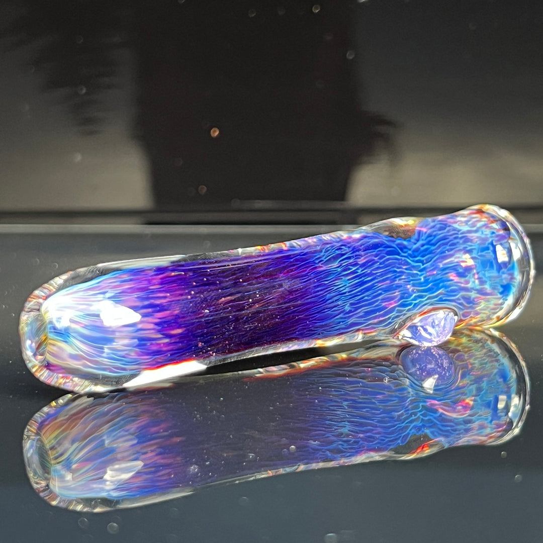 Thick Purple Chillum Glass Pipe Chuck Glass