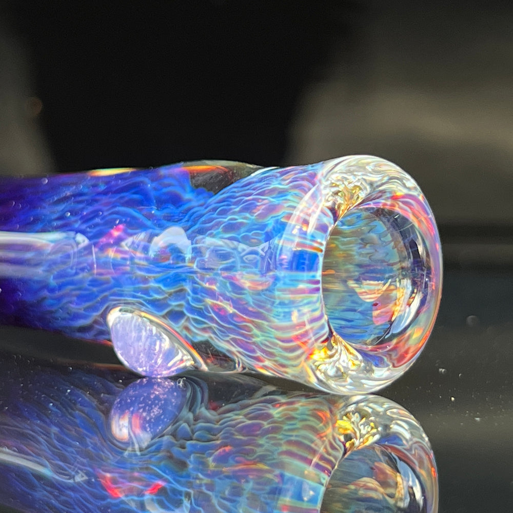 Thick Purple Chillum Glass Pipe Chuck Glass