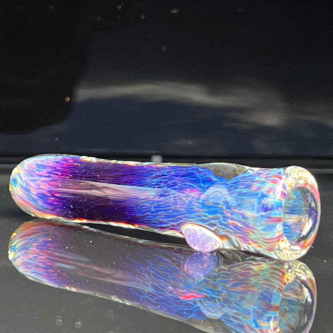 Thick Purple Chillum Glass Pipe Chuck Glass