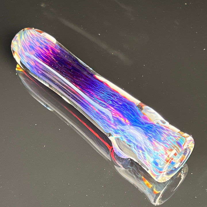 Thick Purple Chillum Glass Pipe Chuck Glass