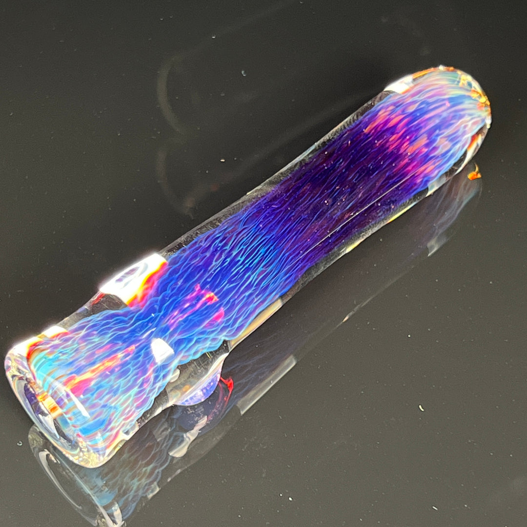 Thick Purple Chillum Glass Pipe Chuck Glass