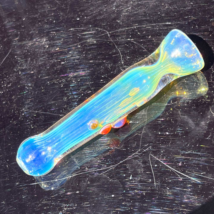 Comtrex Silver Fume Chillum Glass Pipe Schutz Glass   